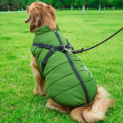 Pet clothing Large dog charging suit Thickened waterproof pet supplies Dog supplies