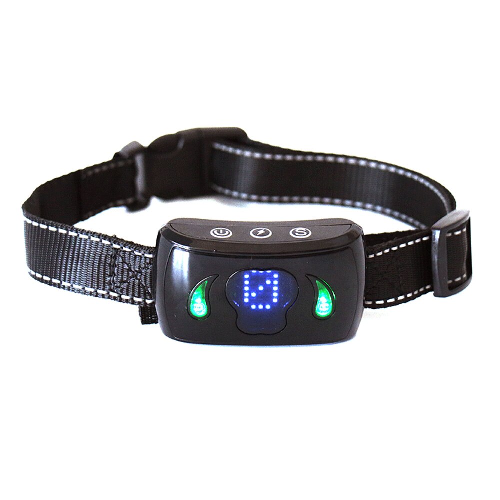 Upgrade Dog anti bark collar Automatic vibration shock IP67 safe for small big dogs no barking training collars dog product