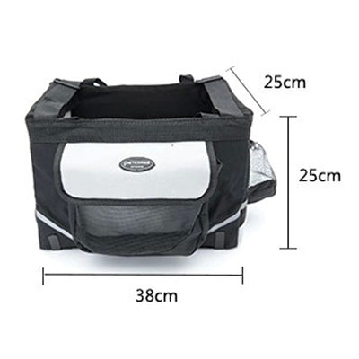 Portable Pet dog bicycle carrier bag basket Puppy Dog Cat Travel bike carrier Seat bag for small dog Products Travel Accessories