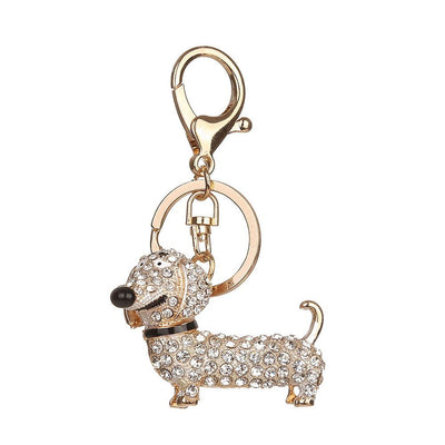Dog Dachshund Key chain Bag Charm Holder