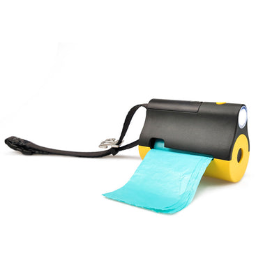 Pet Garbage Bag Dispenser With Light LED Dog Toilet Picker Walking Dog Shoveling Dog Cat Pet Garbage Box