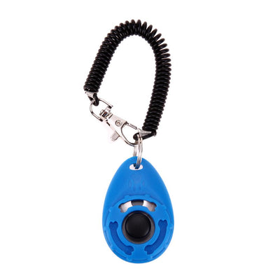 1pc Pet Trainer Pet Dog Training Dog Clicker Adjustable Sound Key Chain