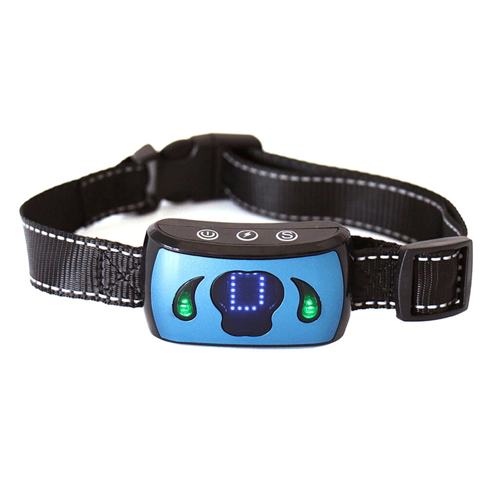 Upgrade Dog anti bark collar Automatic vibration shock IP67 safe for small big dogs no barking training collars dog product