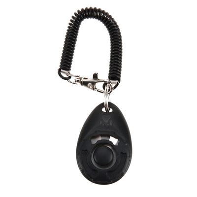 1pc Pet Trainer Pet Dog Training Dog Clicker Adjustable Sound Key Chain