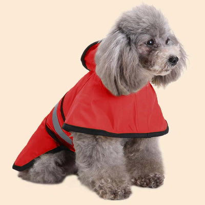 Dog Raincoat Reflective Dog Clothes Small Dog Bibi Teddy Four Seasons Universal Raincoat Pet Supplies