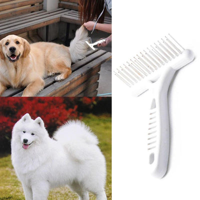 Pet Dog Short Long Thick Hair Fur Shedding Remove Cat Groom Rake Brush Comb Dog Supplies