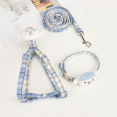 Pet Supplies New Lattice Anti Slip Adjustable Cat Rope Dog Rope Vest Lattice Cat Traction Rope