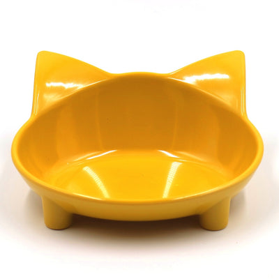 Pet Bowl Melamine Non Slip Cute Cat Color Melamine Cat Bowl Cat Food Bowl Pet Supplies