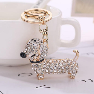 Dog Dachshund Key chain Bag Charm Holder