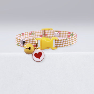 Cat Collar Bell Cute Polka Dot Pet Cat Small Dog Puppy Kitten Jewelry Adjustable Dog Necklace Collar