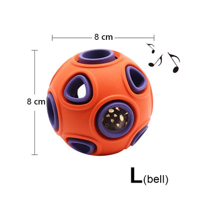 HOOPET Pet Dog Toys Toy Funny Interactive Ball Dog Chew Toy For Dog Ball Of Food Rubber Balls Pets Supplies