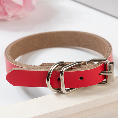 Pet Supplies Pure Leather Dog Collars Pure Leather Dog Collars Dog Chains