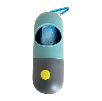 Multi functional LED with light pet garbage bag cat and dog dispenser toilet bag pill cleaning product