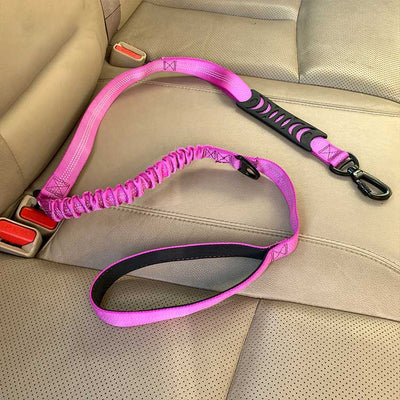 Explosion Proof Outdoor Dog Traction Rope Medium Size Dog Walking Rope Elastic Reflective Car Dual Purpose Traction Rope