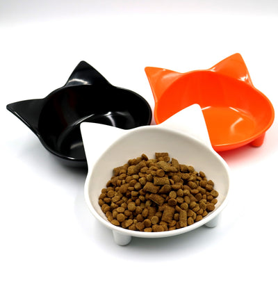 Pet Bowl Melamine Non Slip Cute Cat Color Melamine Cat Bowl Cat Food Bowl Pet Supplies