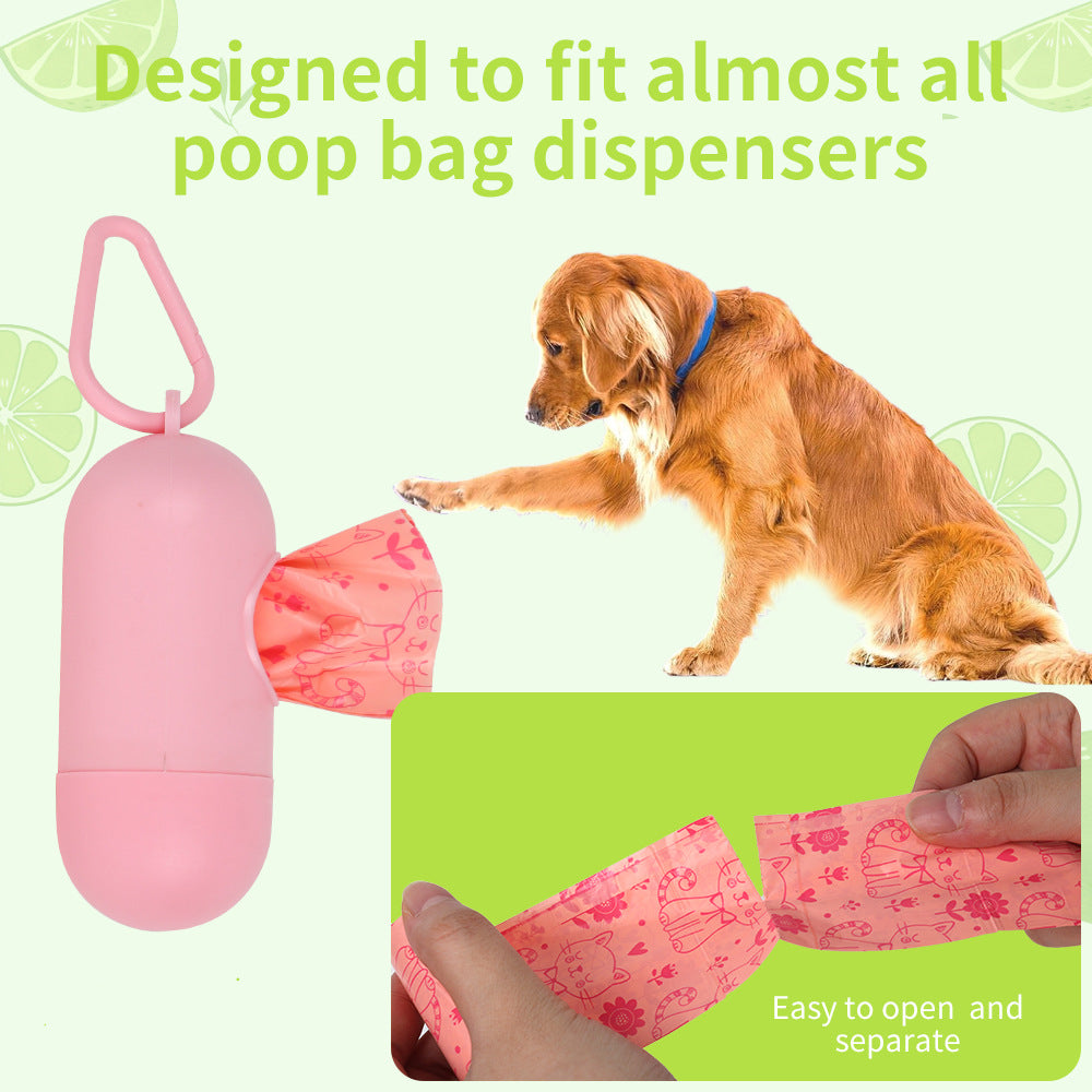 Biodegradable pet garbage bag dog litter bag