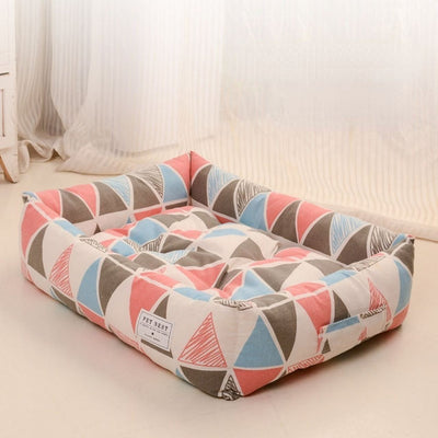 Four-Season Universal Removable And Washable Cat Litter Summer Cooler Pet Nest Winter Warm PP Cotton Dog Mat Cat Litter