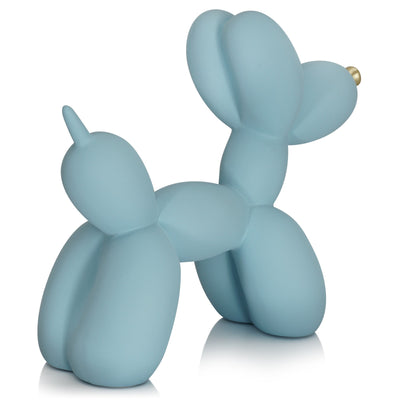 Simple blue balloon dog home decoration