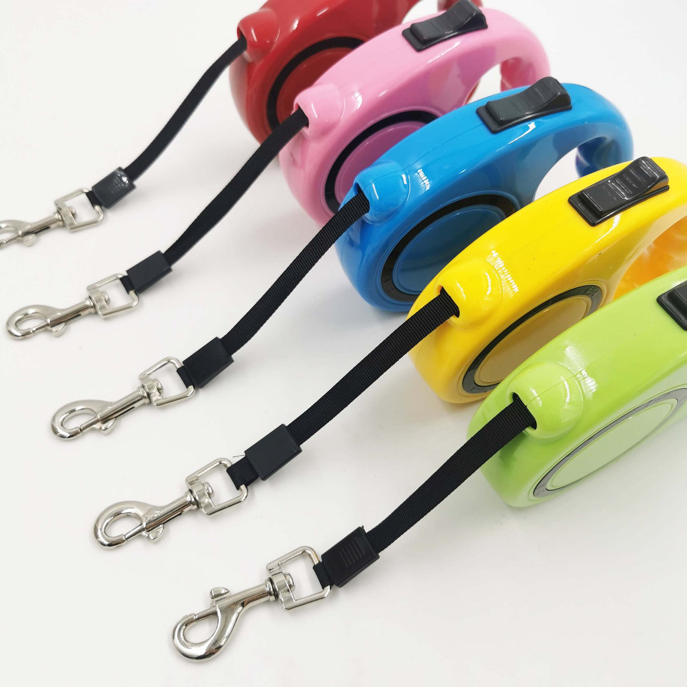 Pet Automatic Telescopic Traction Rope Black Circle Candy Colored Dog Traction Device Portable Dog Rope Dog Chain