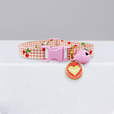 Cat Collar Bell Cute Polka Dot Pet Cat Small Dog Puppy Kitten Jewelry Adjustable Dog Necklace Collar