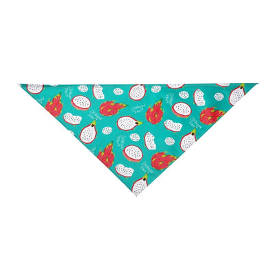 Fruit Print Pet Dog Bandana Small Dog Cat Scarf Adjustable Cotton Dog Puppy Bandanas Bibs Summer Pet Dog Grooming Accessories