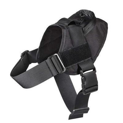 Dog Tactical Vest Nylon Outdoor Waterproof Dog Clothing Large And Medium-Sized Dog Training Vest Chest Strap Traction