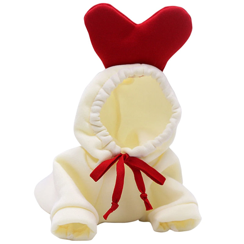 Warm Dog Winter Clothes Cute Fruit Dog Coat Hoodies Fleece Pet Dogs Costume Jacket for French Bulldog Chihuahua Ropa Para Perro