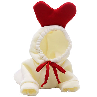 Warm Dog Winter Clothes Cute Fruit Dog Coat Hoodies Fleece Pet Dogs Costume Jacket for French Bulldog Chihuahua Ropa Para Perro