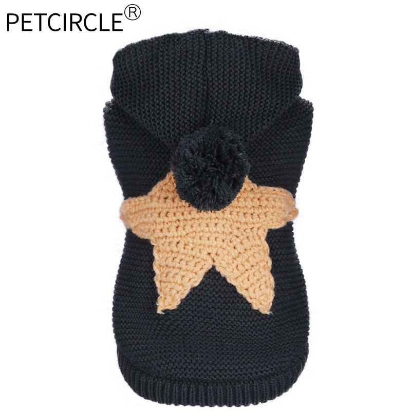 PETCIRCLE Dog Clothes Teddy Puppy Dog French Bulldog Chihuahau Clothes Dog Autumn Winter Cat Clothes Nordic Starfish Sweater
