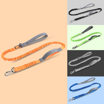 Dog traction rope reflective dog rope freely adjustable length