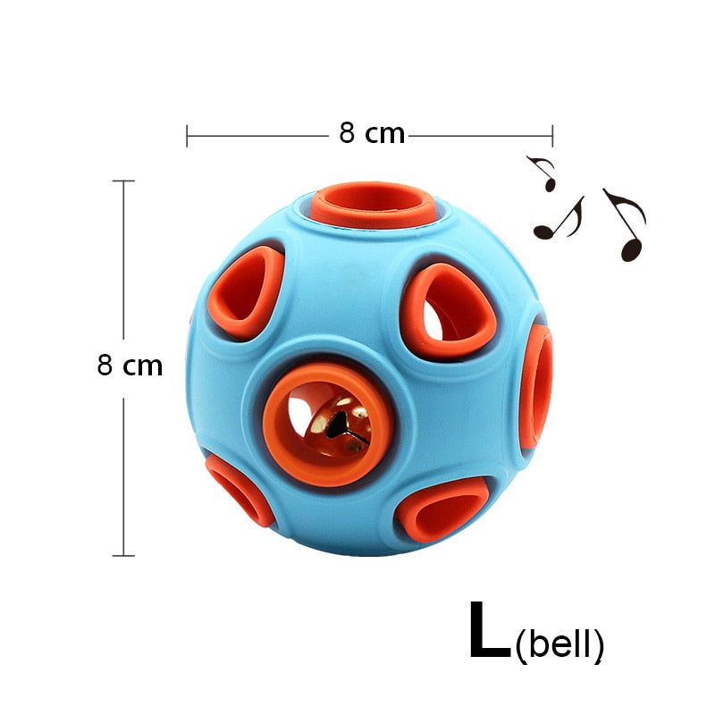 HOOPET Pet Dog Toys Toy Funny Interactive Ball Dog Chew Toy For Dog Ball Of Food Rubber Balls Pets Supplies