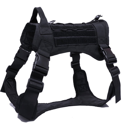 Military Tactical Dog Harness German Shepherd Pet Dog Vest With Handle Nylon Bungee Dog Leash Harness For Small Large Dogs Puppy