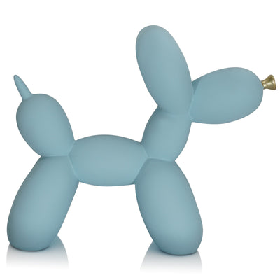 Simple blue balloon dog home decoration