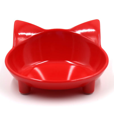 Pet Bowl Melamine Non Slip Cute Cat Color Melamine Cat Bowl Cat Food Bowl Pet Supplies