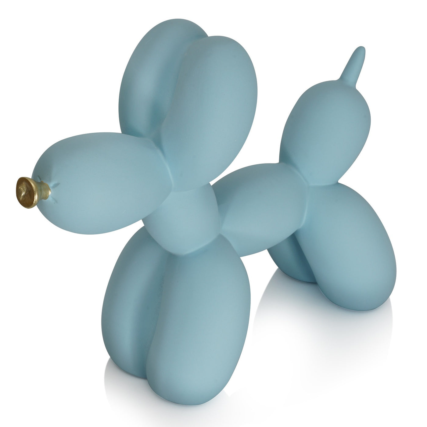 Simple blue balloon dog home decoration