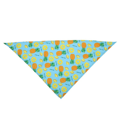 Fruit Print Pet Dog Bandana Small Dog Cat Scarf Adjustable Cotton Dog Puppy Bandanas Bibs Summer Pet Dog Grooming Accessories