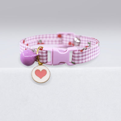 Cat Collar Bell Cute Polka Dot Pet Cat Small Dog Puppy Kitten Jewelry Adjustable Dog Necklace Collar