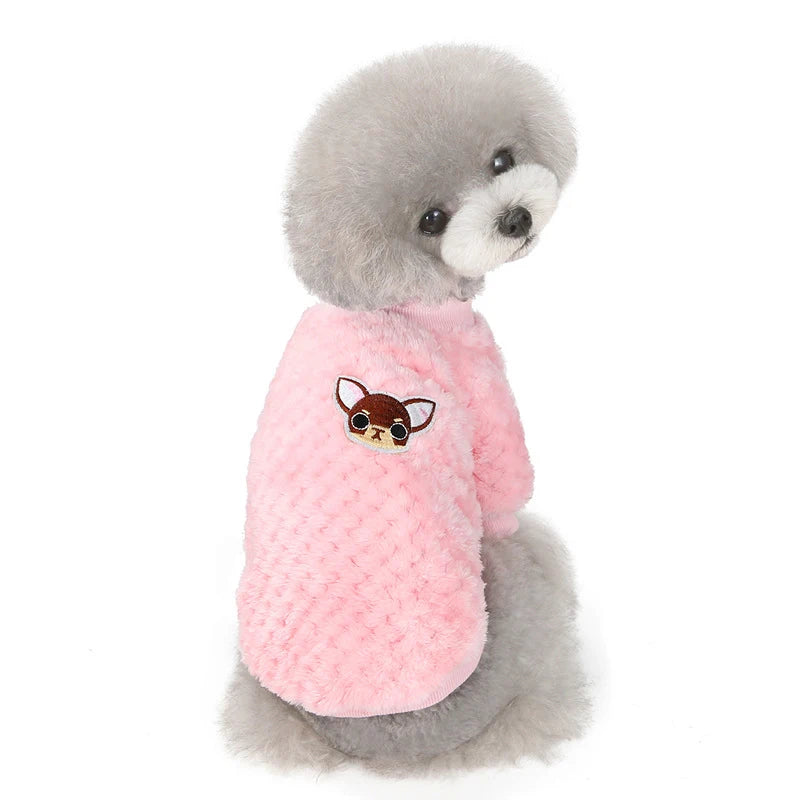 Winter Dog Plush Sweater