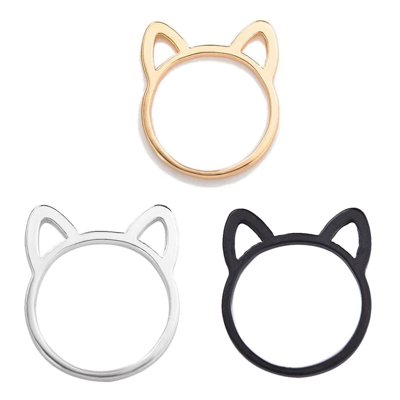 Cute Cat Ear Rings